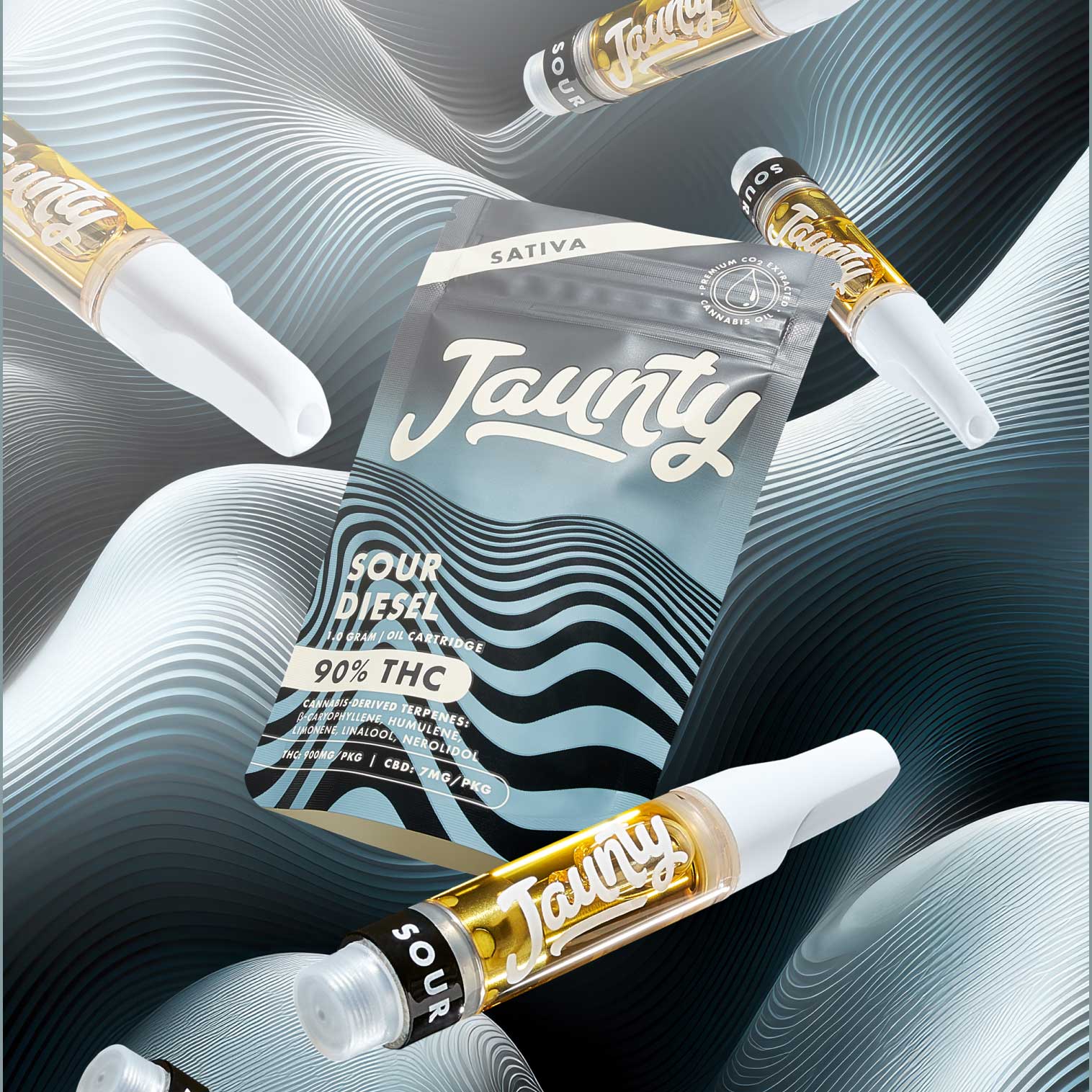 Jaunty Sour Diesel Vape Cart