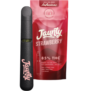 Jaunty Strawberry All-In-One Infusions Cannabis Vape