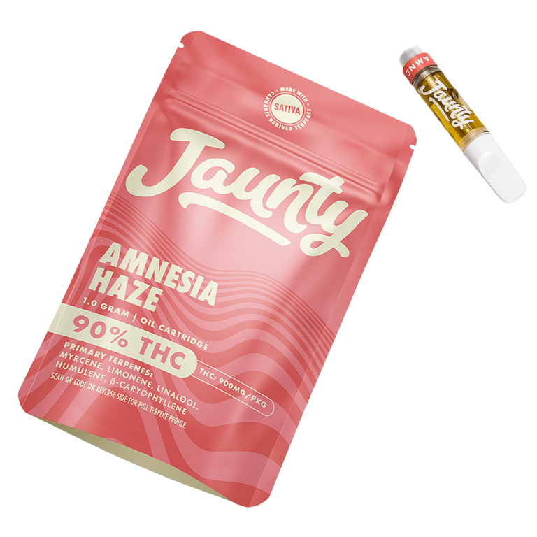 Jaunty Amnesia Haze Cartridge | Jaunty Vape Cart