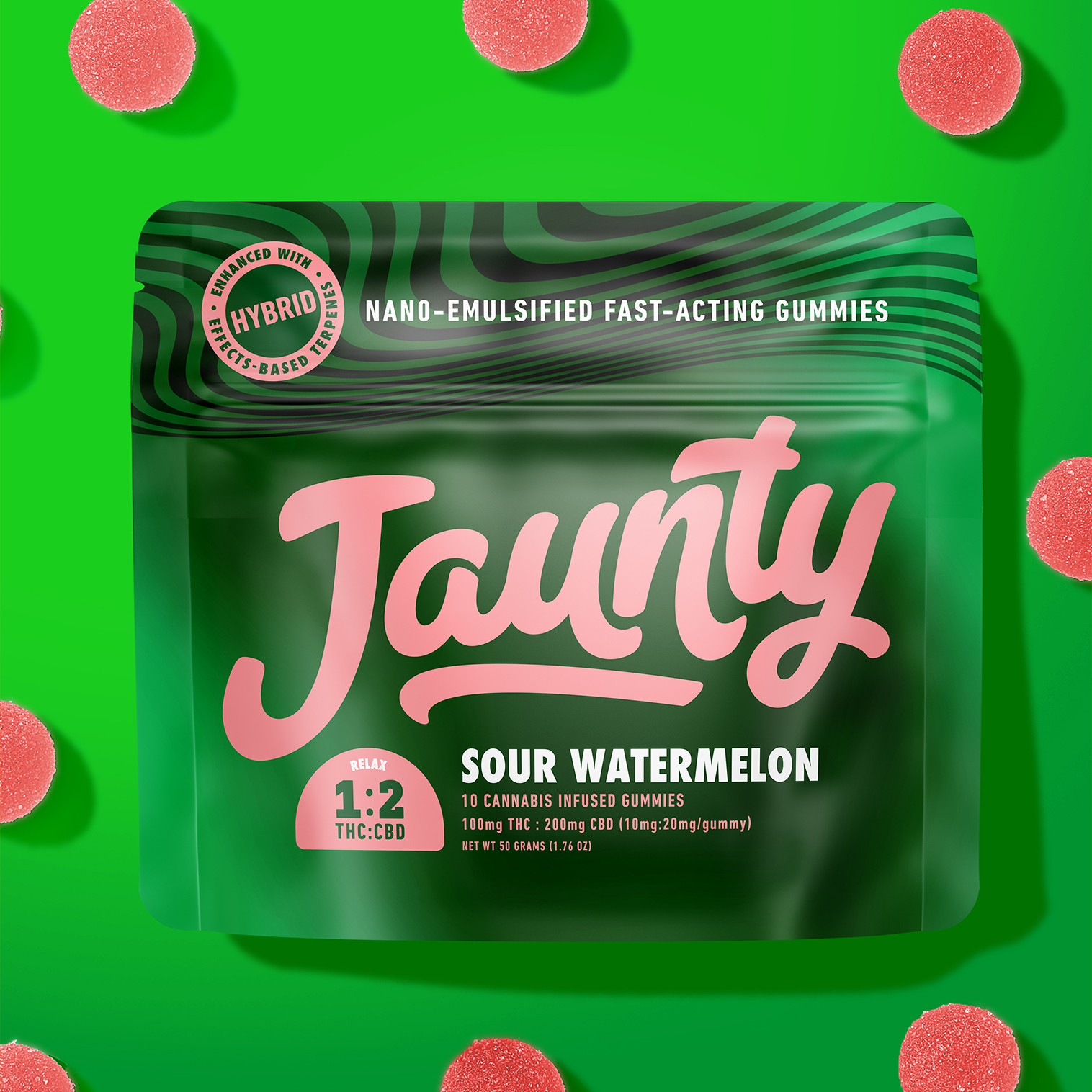 Sour Watermelon Fast Acting Edibles