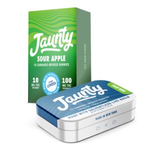 Jaunty Sour Apple Solventless Live Rosin Gummies