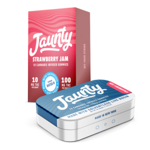 Jaunty Strawberry Jam Solventless Live Rosin Gummies