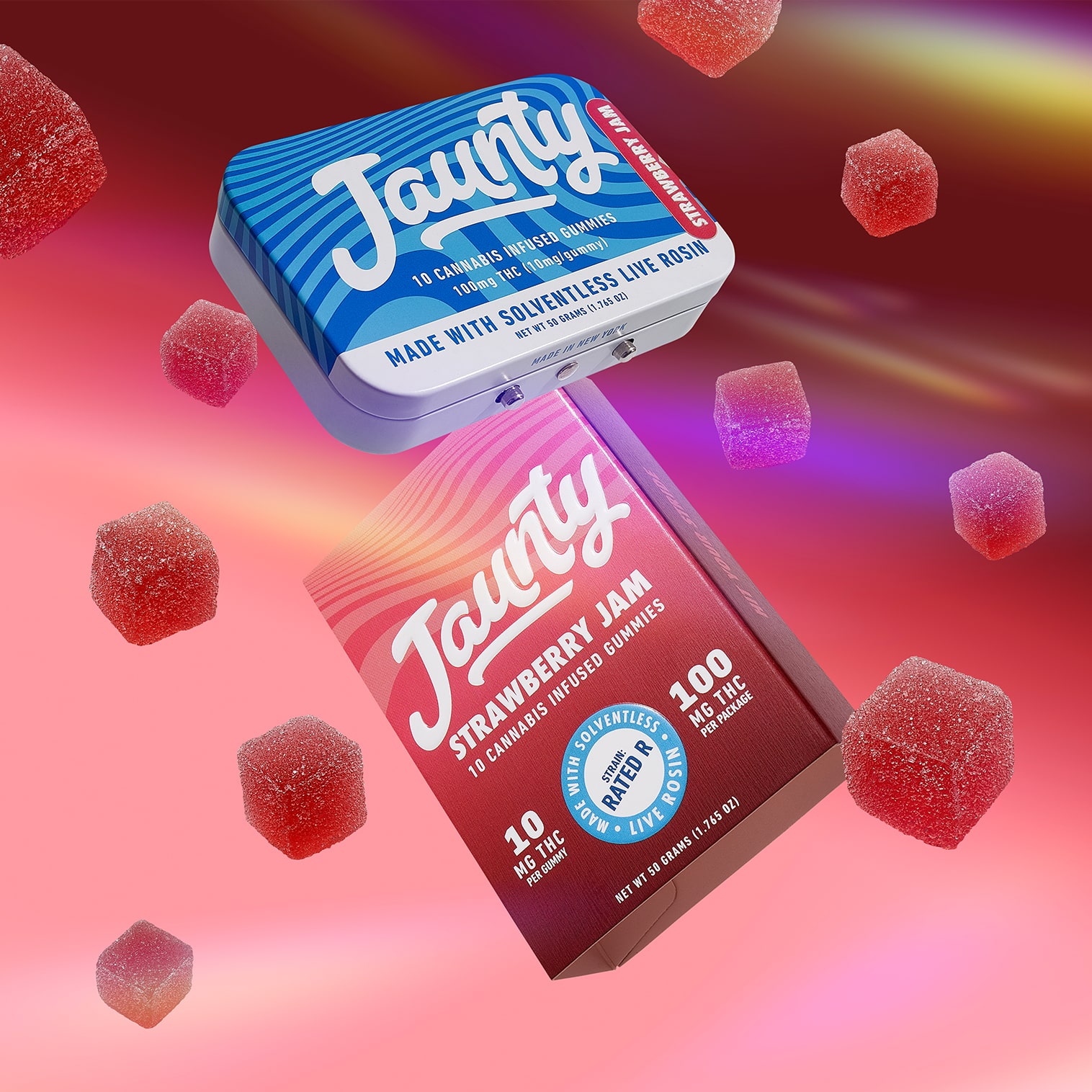 Jaunty Live Rosin Gummies