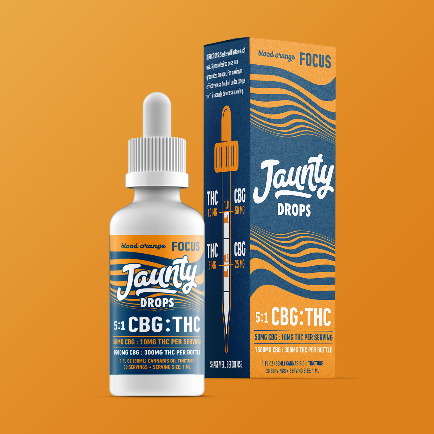 FOCUS Drops Cannabis Oil Tincture