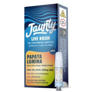 Papaya Lumina Live Rosin Cartridge