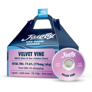 Velvet Vine Cold Cure Live Rosin Badder