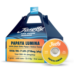 Papaya Lumina Cold Cure Live Rosin Badder