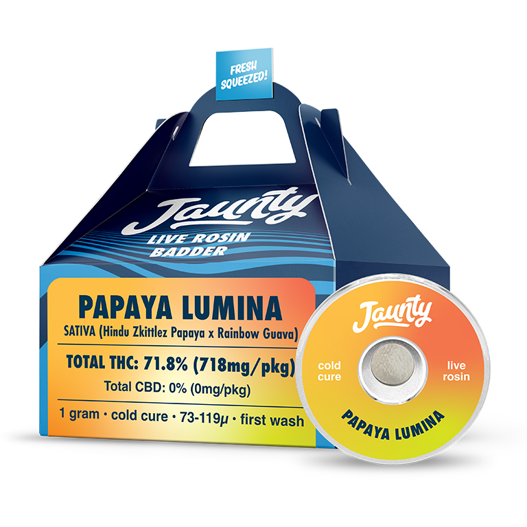 Papaya Lumina Cold Cure Live Rosin Badder