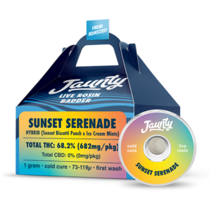 Sunset Serenade Cold Cure Live Rosin Badder