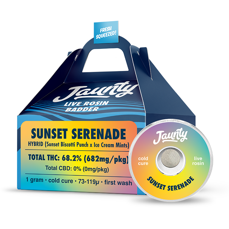 Sunset Serenade Cold Cure Live Rosin Badder