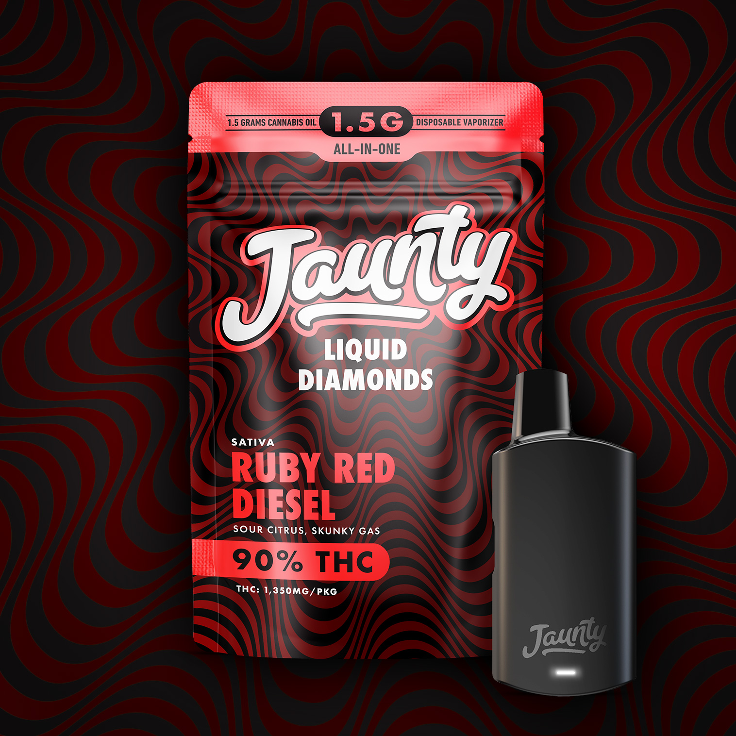 Ruby Red Diesel Liquid Diamonds