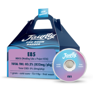 Jaunty E85 Cold Cure Live Rosin Badder