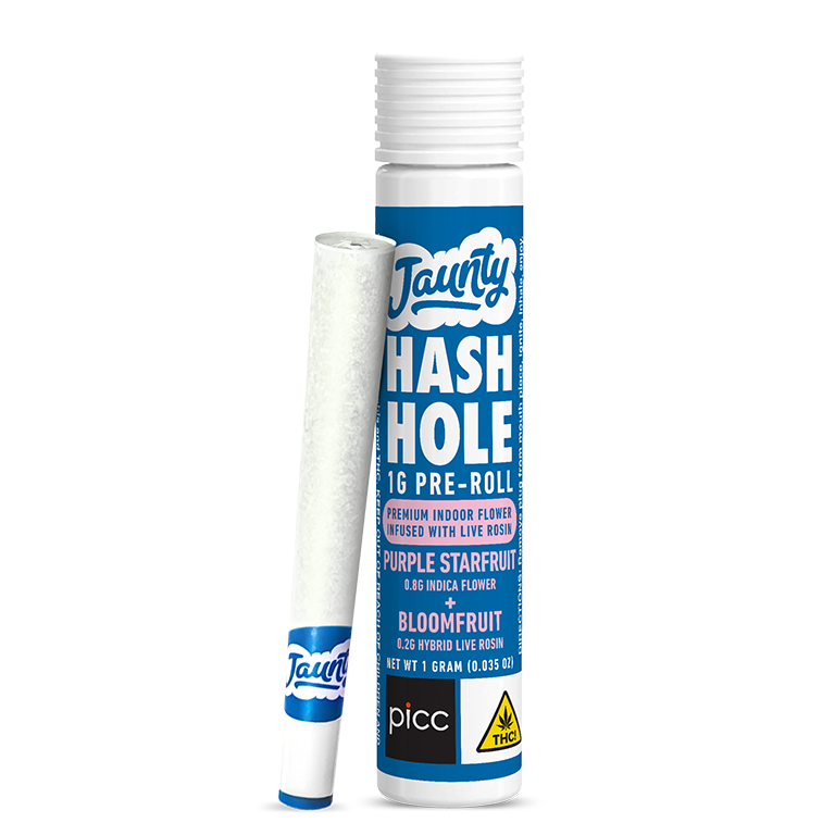 Jaunty Purple Starfruit Bloomfruit Hash Hole Pre-Roll