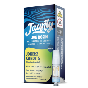 Jokerz Candy 5 Live Rosin Vape Cartridge