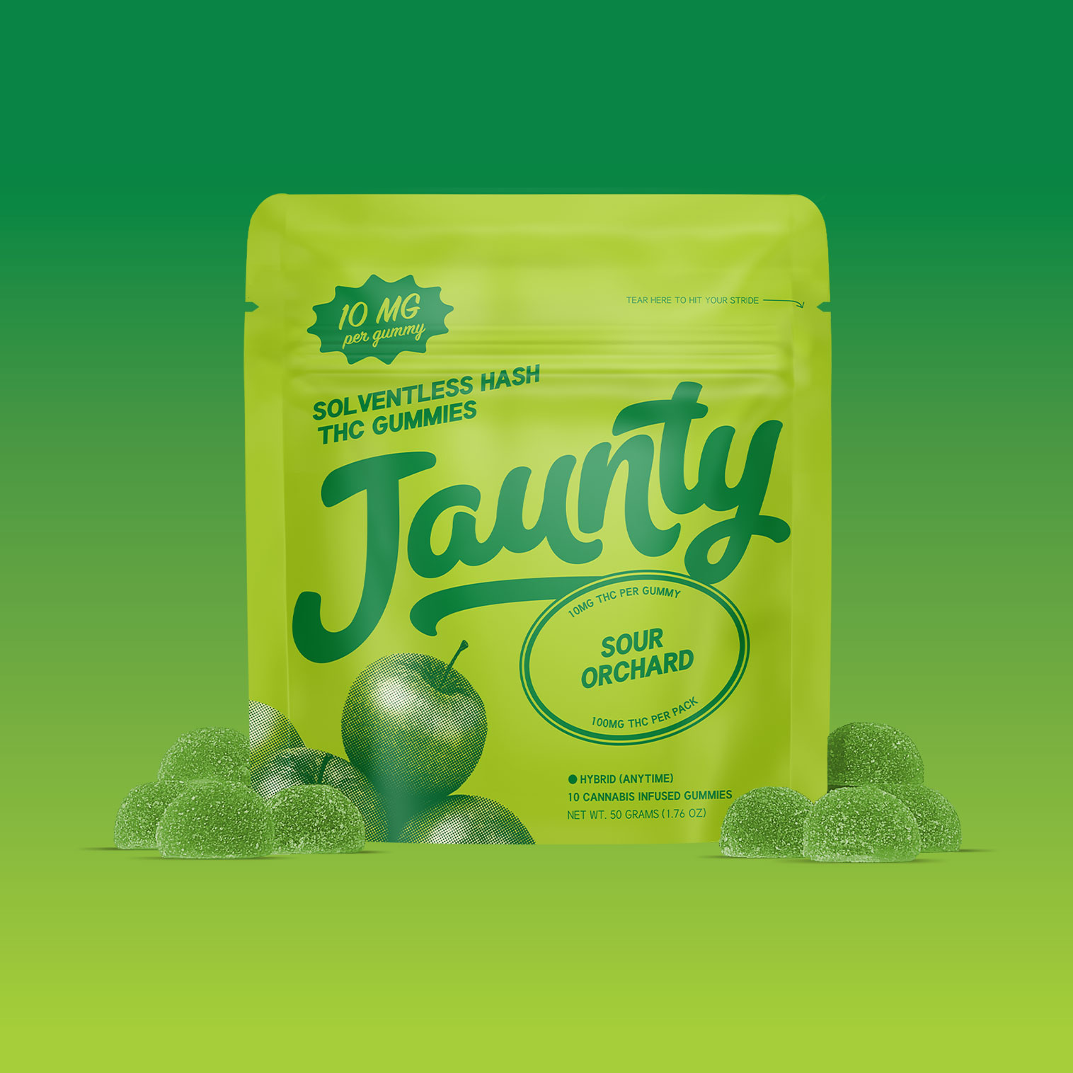 Jaunty Sour Orchard Hash Gummies