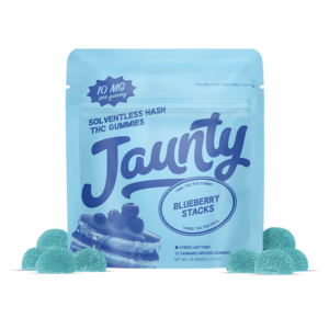Jaunty Blueberry Stacks Hash Gummies