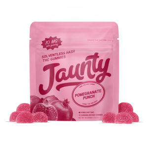 Jaunty Pomegranate Punch Hash Gummies